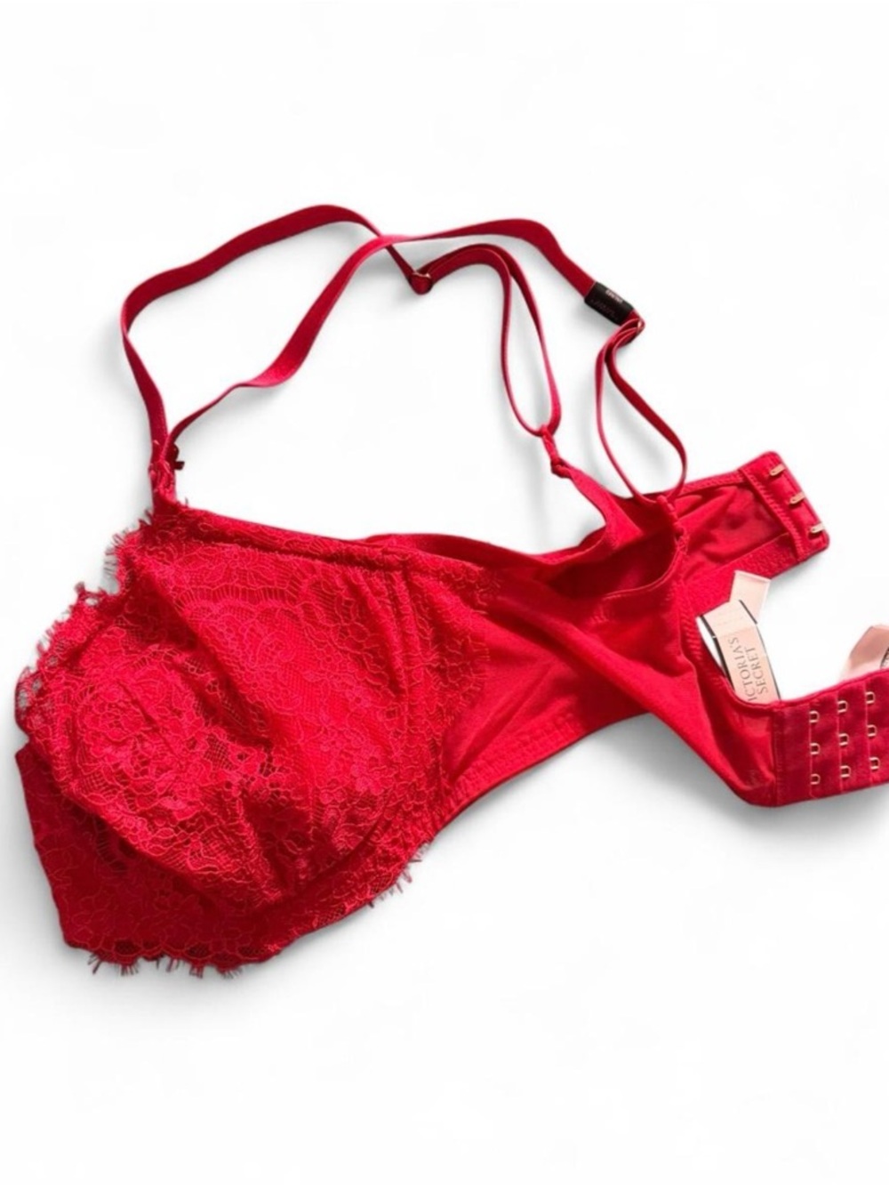 NWT Victoria’s Secret Dream Angels Wicked Unlined Lace Bra 36DD - Picture 2 of 10